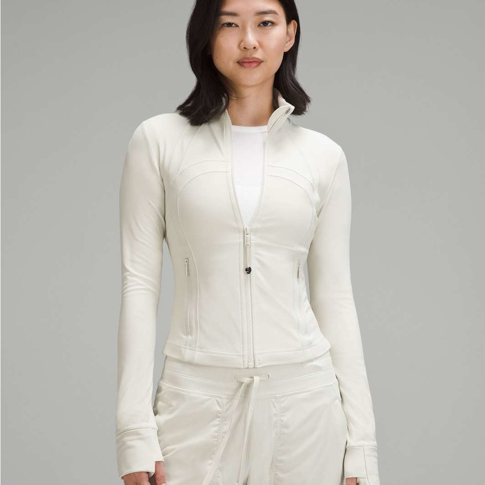 Cropped Define Jacket Colour Bone